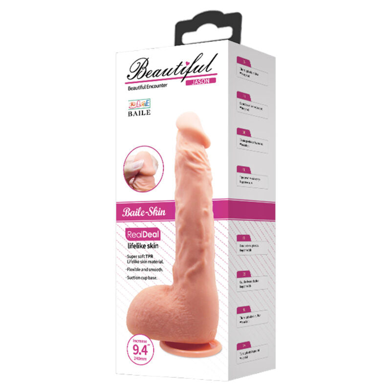 Vibrador Realistico Bonny Natural 24 Cm