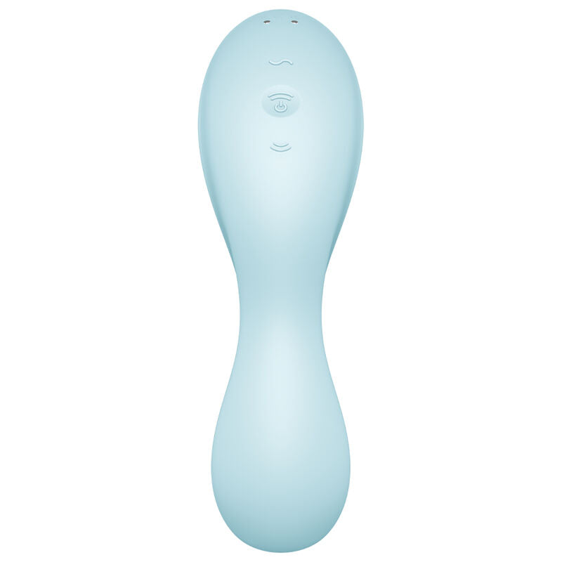 5 Estimulador Y Vibrador Satisfyer Curvy Trinity  - Azul