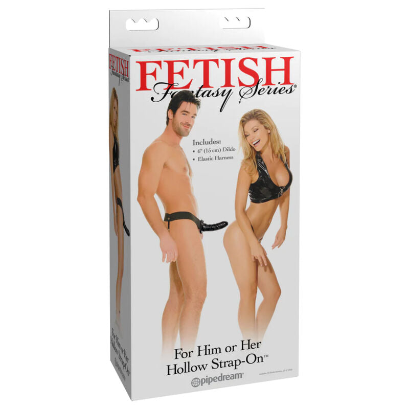 Fetish Fantasy Series - Arnes Hueco Ajustable Negro 15 Cm