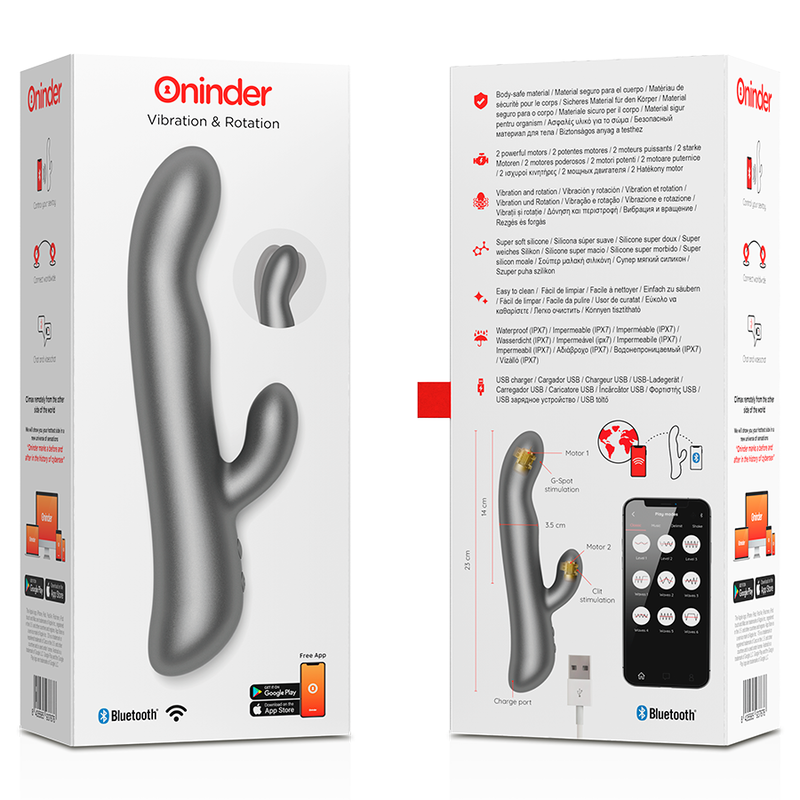 Oninder - Oslo Vibracion & Rotacion Negro - App Gratuita