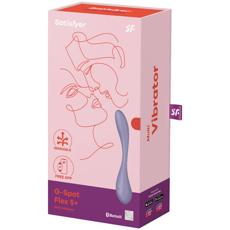 Vibrador Satisfyer G-Spot Flex 5 Multierojugbal  - Lila