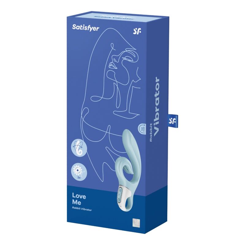 Satisfyer Love Me Vibrador Rabbit - Azul