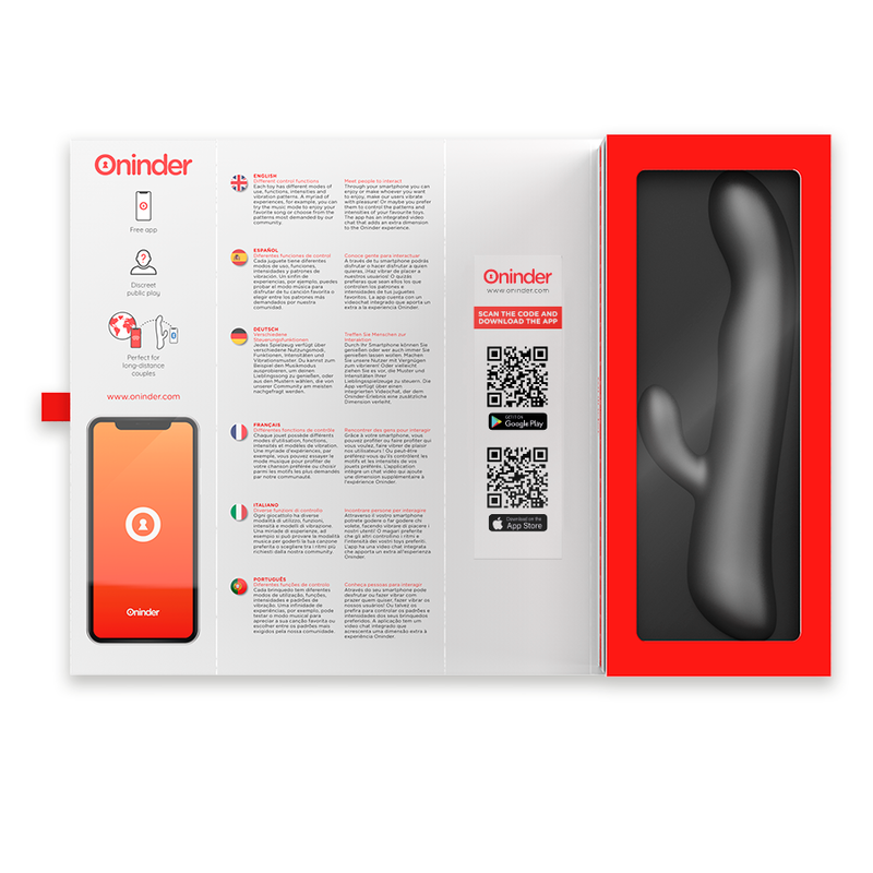 Oninder - Oslo Vibracion & Rotacion Negro - App Gratuita