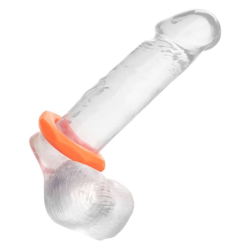 Funda Para El Pene California Exotics Alpha Sexagon Ring Naranja