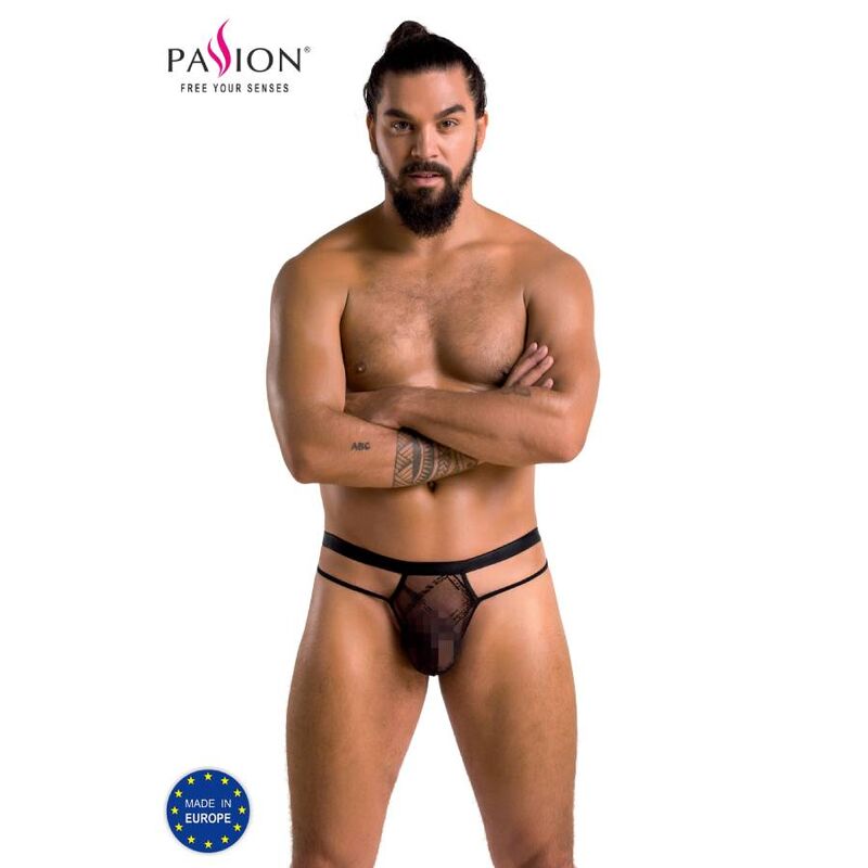 Passion - 029 Tanga Collin Negro L/Xl