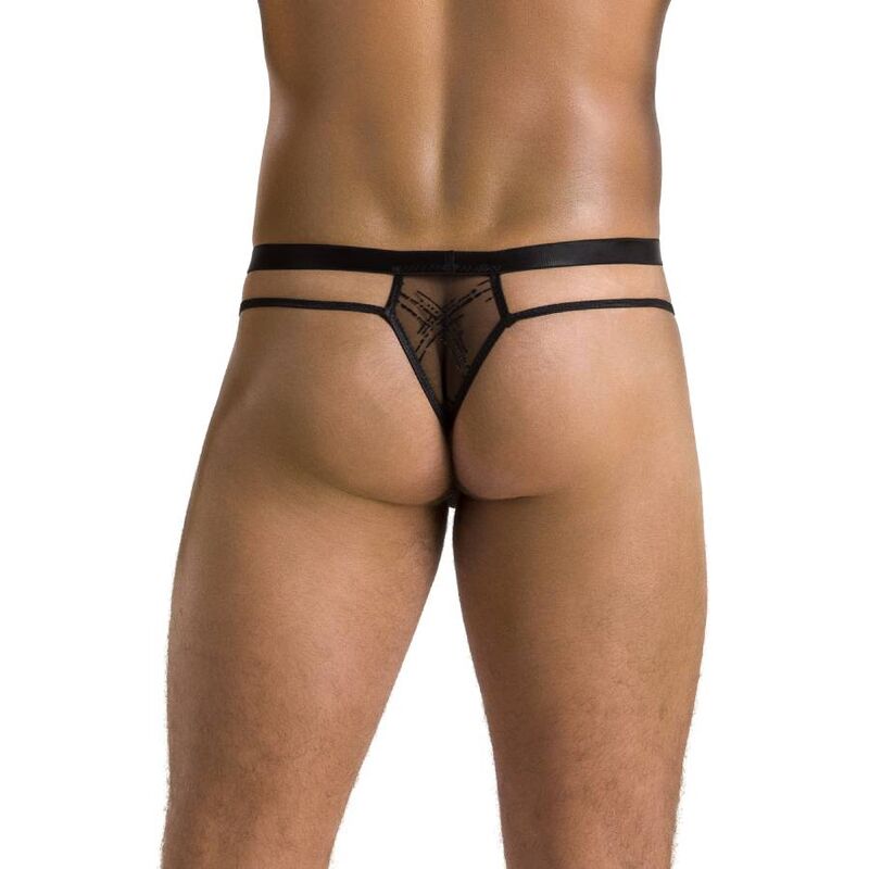 Passion - 029 Tanga Collin Negro L/Xl