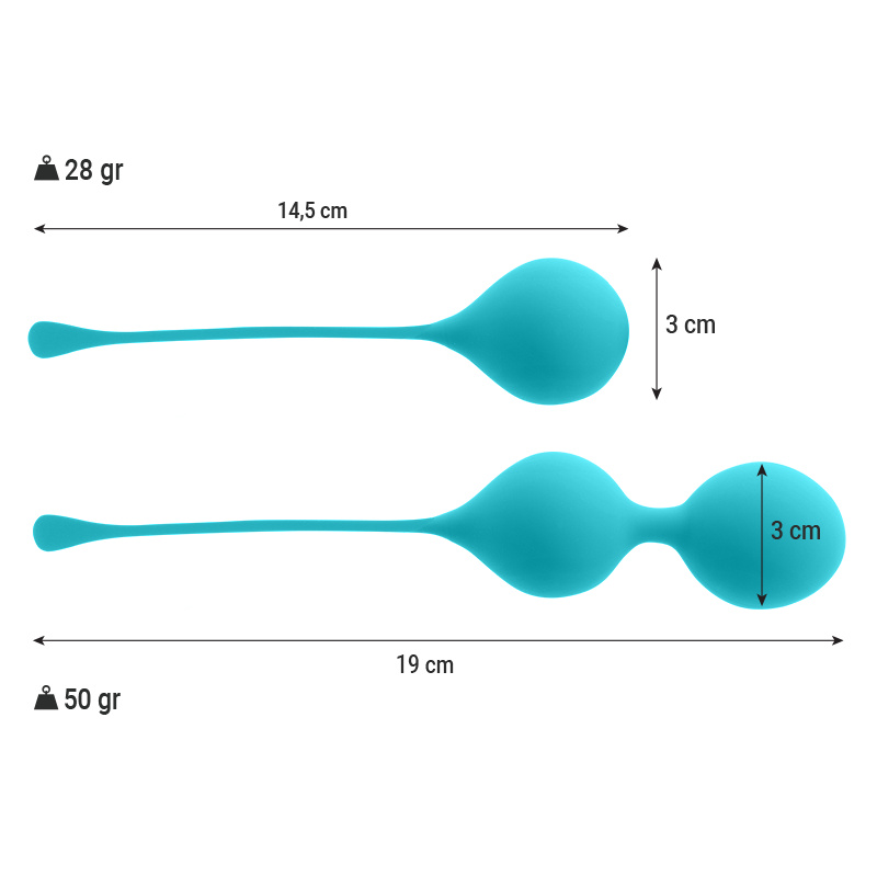 Spheres Set De 2 Bolas Kegel