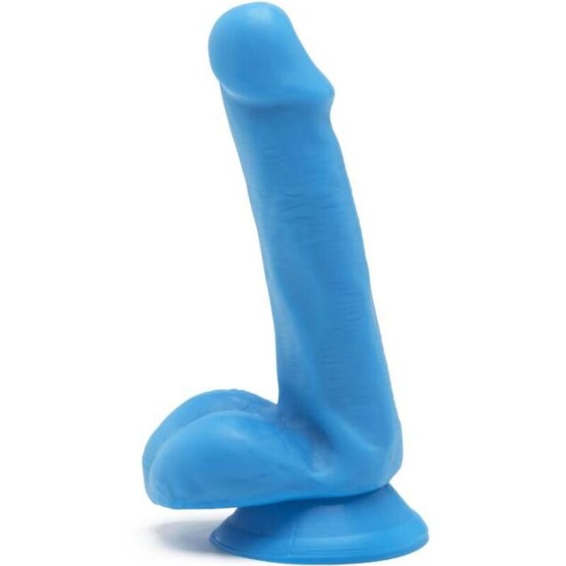Happy Dicks Dildo Con Testículos 15cm - Azul