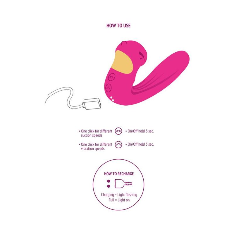 Xocoon - Celestial Love Vibe Estimulador Fucsia