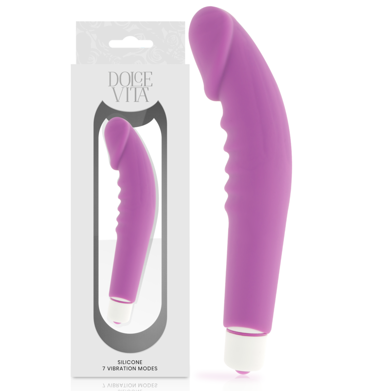 Dolce Vita - Realistic  Pleasure Vibrador Silicona Lila