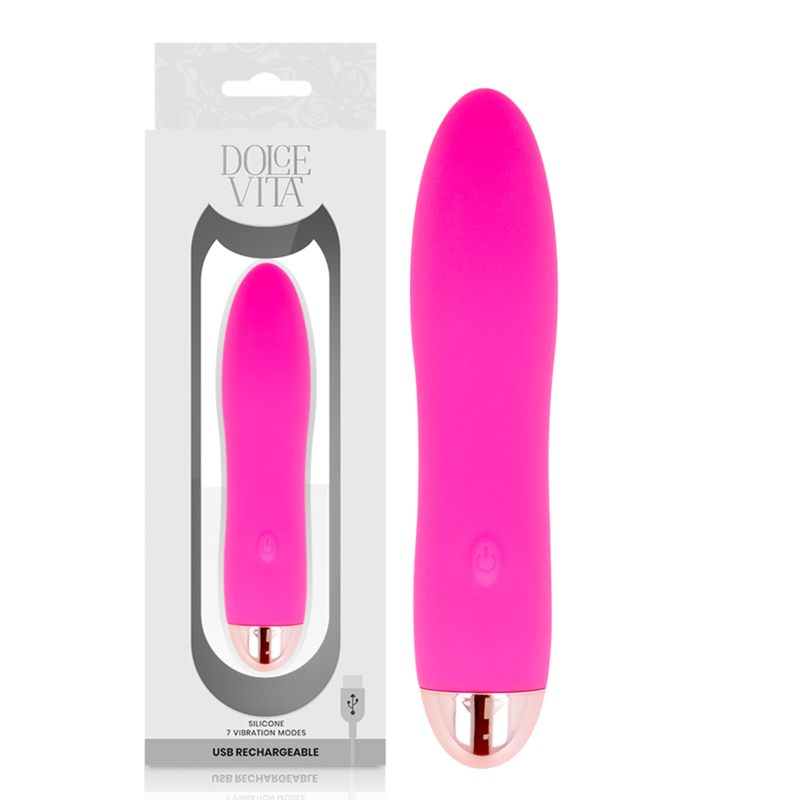 Dolce Vita Vibrador Recargable Four Rosa 10 Velocidades