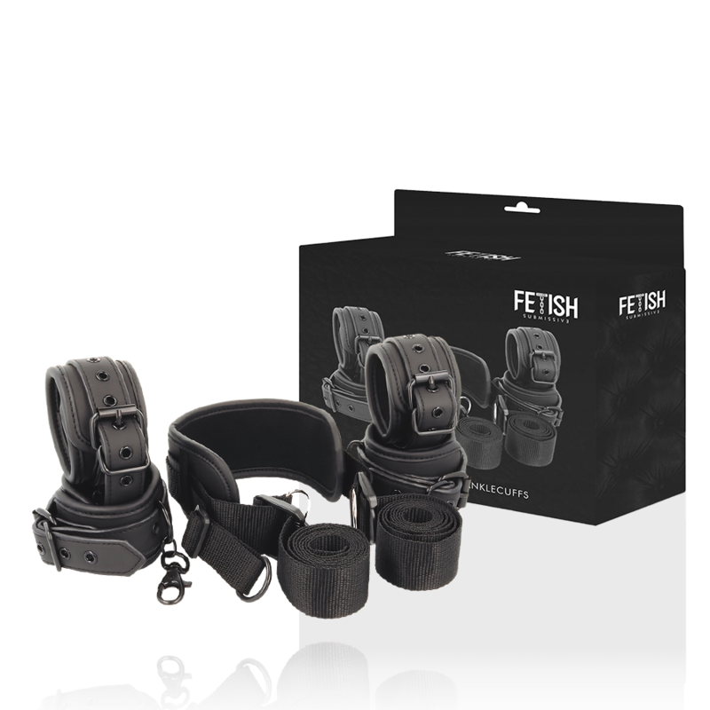 Fetish Submissive - Posición Master Con 4 Esposas Con Forro De Nopreno