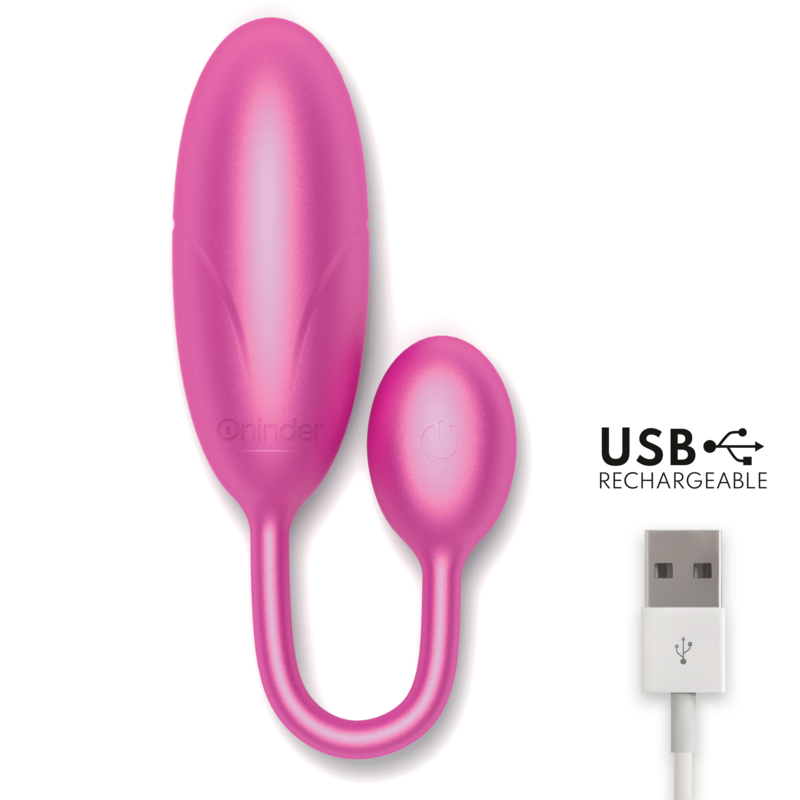 Oninder - Denver Huevo Vibrador Rosa 7 X 2.7 Cm - App Gratuita