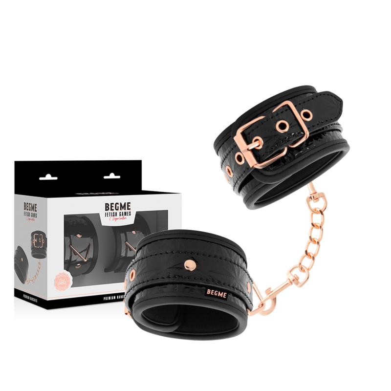Begme - Black Edition Esposas Para Manos Con Forro De Neopreno