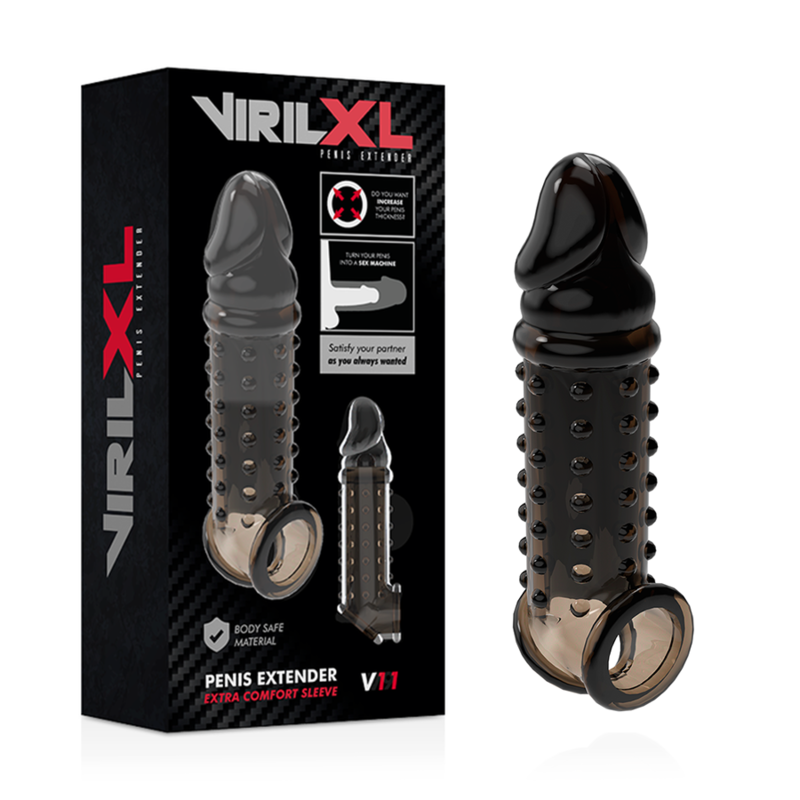 Virilxl - Extension Y Funda De Pene  V11 Negro