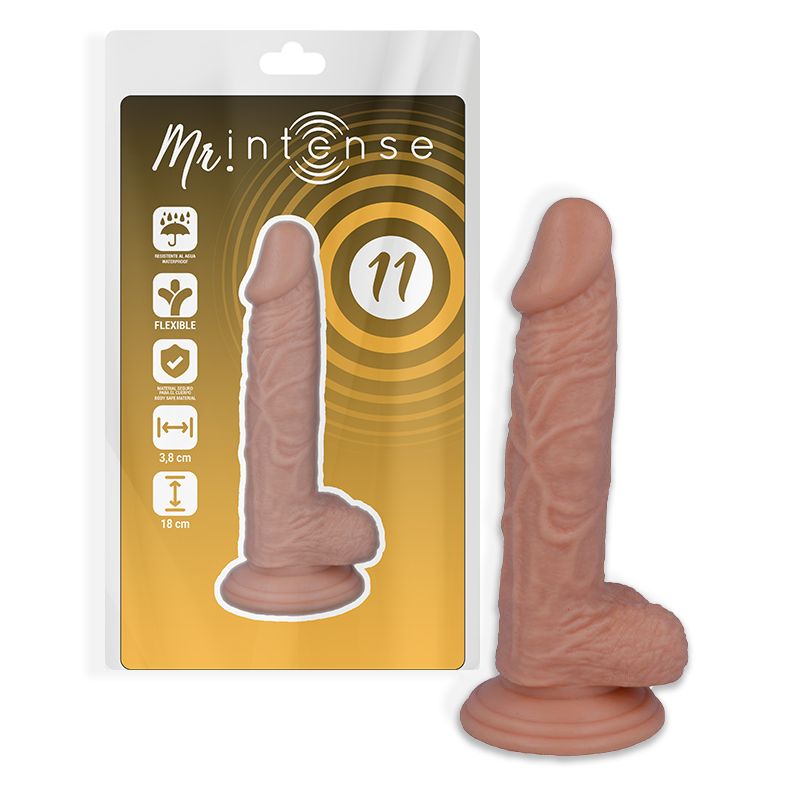 Mr Intense - 11 Pene Realistico 18 Cm -O- 3.8 Cm