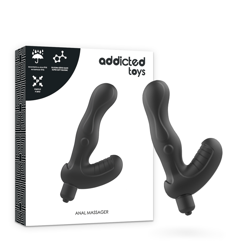 Addicted Toys - Estimulador Anal Prostata Silicona P-Spot Vibe