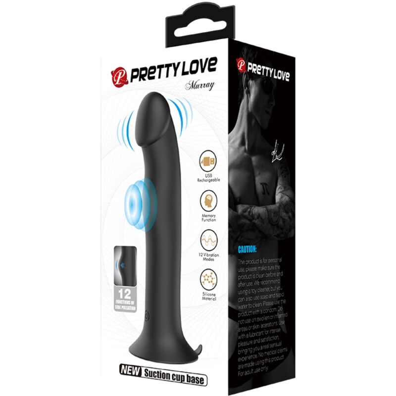 Pretty Love - Murray Vibrador Y Succionador De Clitoris Negro