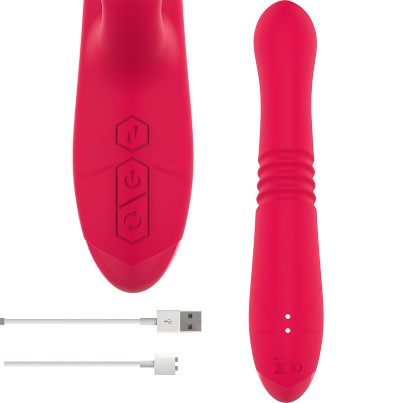 Velvet Vibrador Con Thrusting Y Pulsación