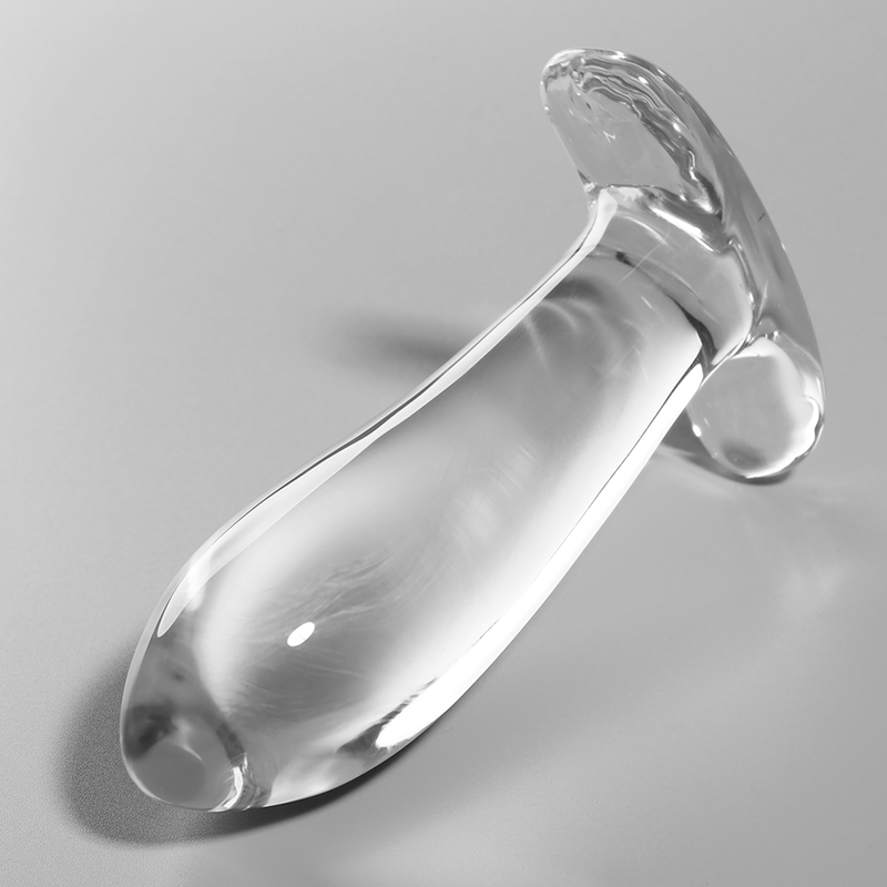 Plug Cristal Nebula Series By Ibiza - Modelo 5  Borosilicato 12.5 X 3.5 Cm Transparente