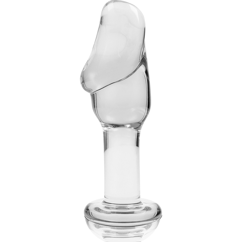 Plug Cristal Nebula Series By Ibiza - Modelo 6  Borosilicato 12.5 X 4 Cm Transparente
