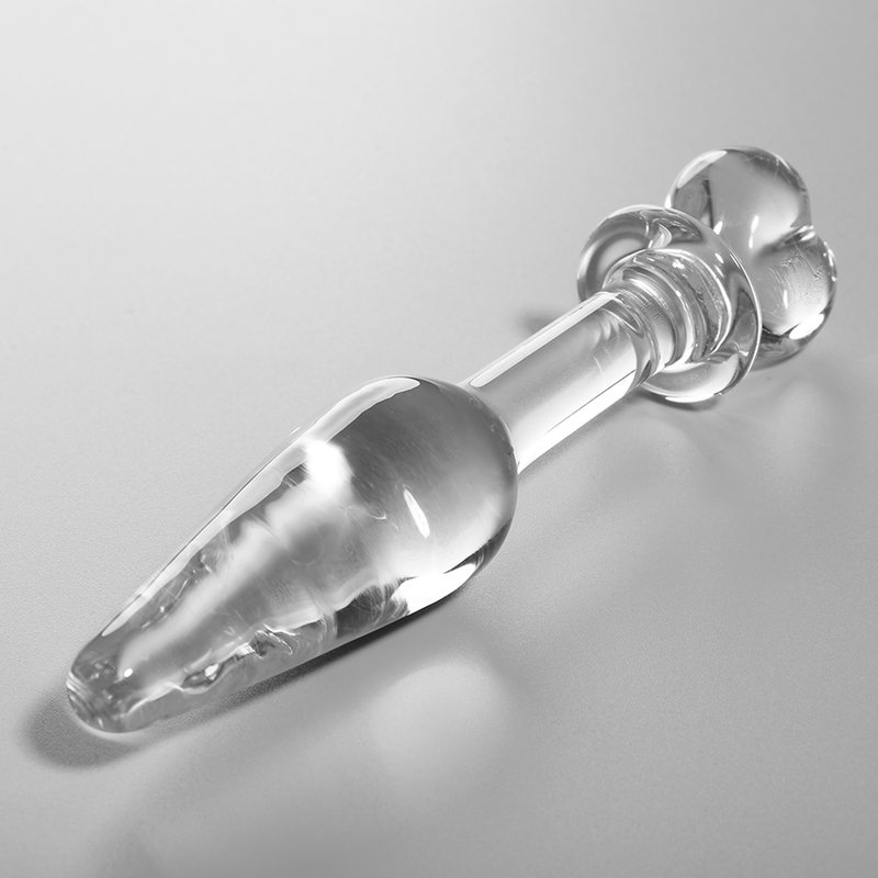 Plug Cristal Nebula Series By Ibiza - Modelo 7  Borosilicato 13.5 X 3 Cm Transparente