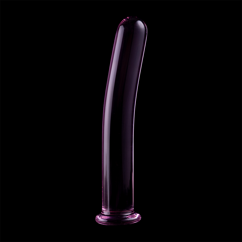 Dildo Cristal Nebula Series By Ibiza - Modelo 17  Borosilicato 18.5 X 3 Cm Rosa