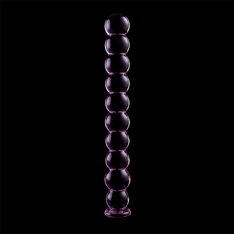 Dildo  Nebula Series By Ibiza  Modelo 22 Cristal Borosilicato 21.5 X 2.5 Cm Rosa