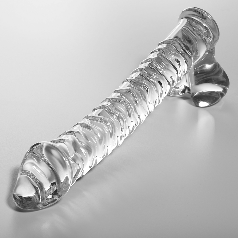 Dildo  Nebula Series By Ibiza  Modelo 23  Cristal Borosilicato 21.5 X 4 Cm Transparente
