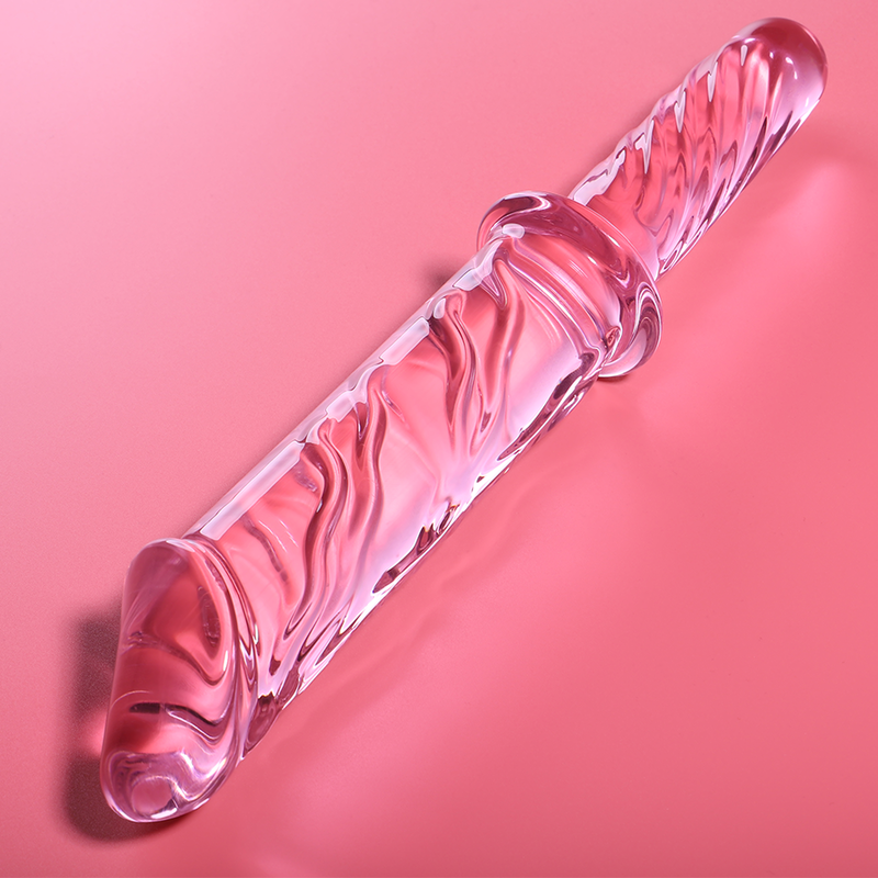 Dildo  Nebula Series By Ibiza  Modelo 24 Cristal Borosilicato 28.5 X 5 Cm Rosa