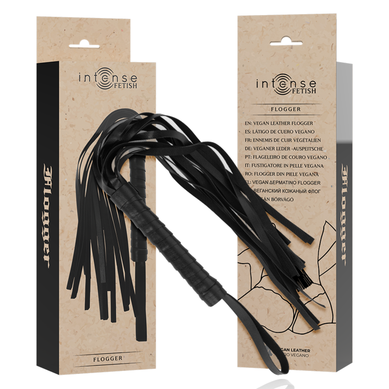 Intense - Fetish Ltigo De Cuero Vegano