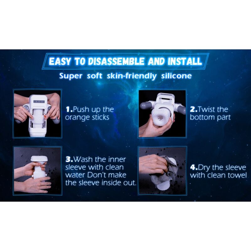 Masturbador  Game Cup  Masculino Con Vibración Y Función Calor Con Soporte Para Móviles - Negro