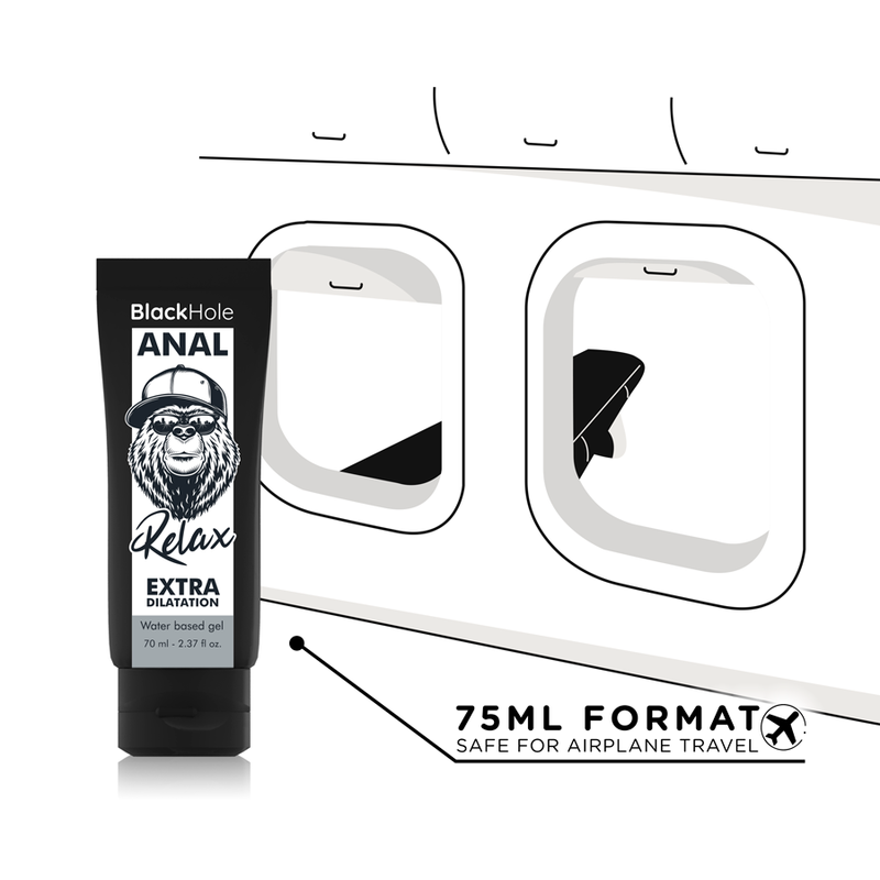 Black Hole - Gel Base Agua Dilatacion Anal 70 Ml
