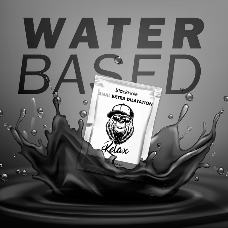 Black Hole - Gel Base Agua Dilatacion Anal 6 Ml Monodosis