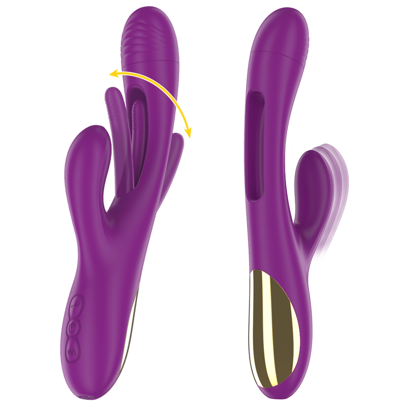 Priya Vibrador Con Lengua Con Movimiento Flipping