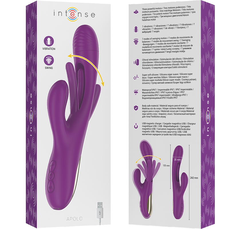 Priya Vibrador Con Lengua Con Movimiento Flipping