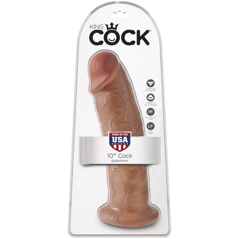 King Cock Pene De 10 - Bronceado