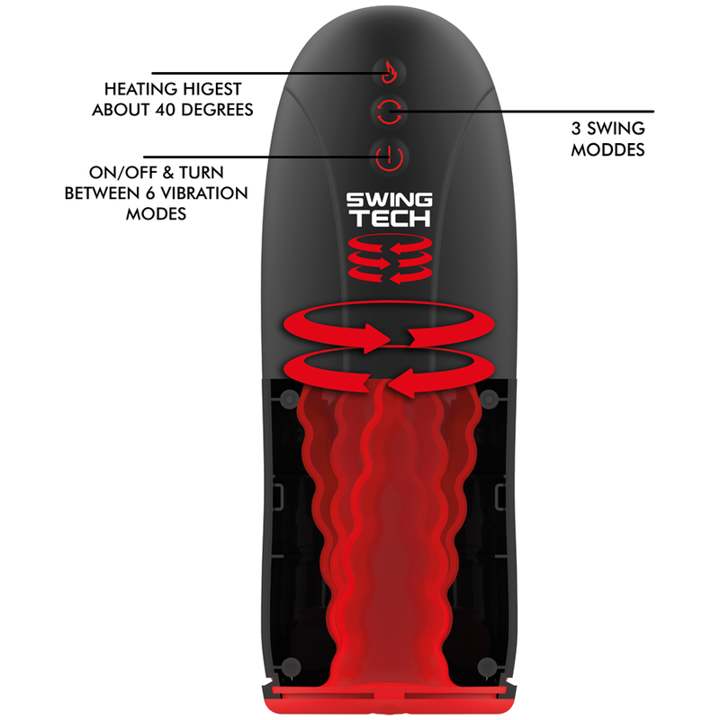 Jamyjob - Swing-R Masturbador De Calor, Oscilación Y Vibración