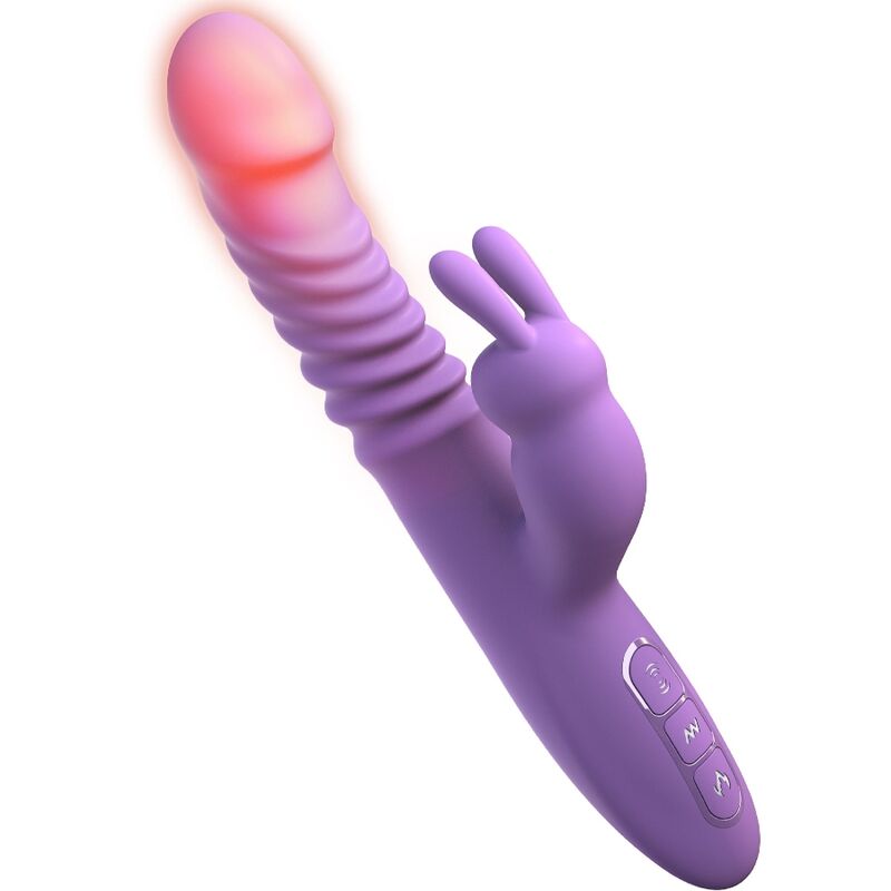 Fantasy For Her - Estimulador Clitoris Rabbit Con Funcion Calor Oscilacion Y Vibracion Violeta