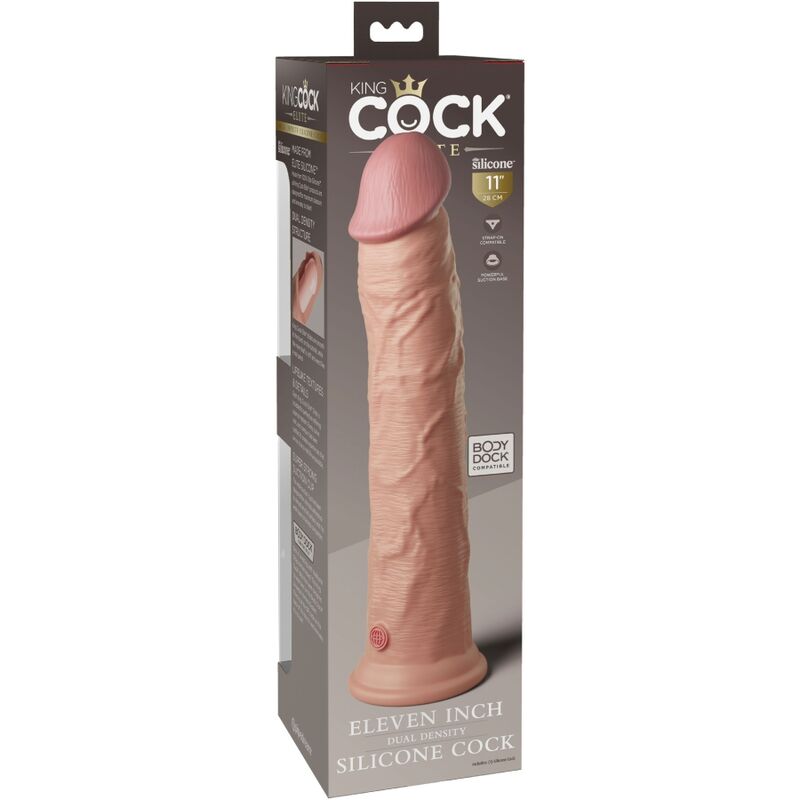 Dildo Realistico King Cock Elite  Silicona 28 Cm