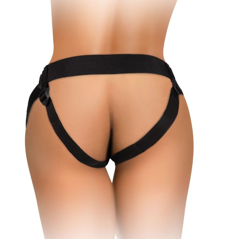 King Cock - Elite Kit Arnes Ajustable Deluxe Anillo Con Testiculos & Dildo 20.3 Cm