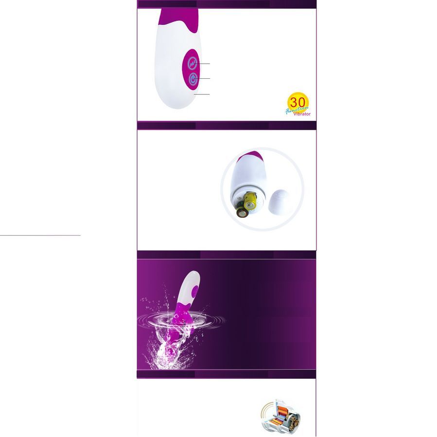 Pretty Love Vibrador Snappy Color Púrpura