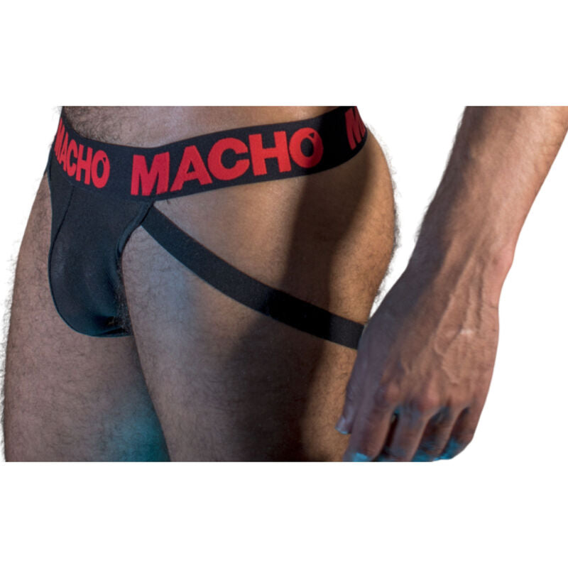 Macho - Mx26x2 Jock Negro/Rojo M