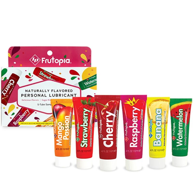 Lubricante  Id Frutopia Surtido 5 Pack 12 Ml