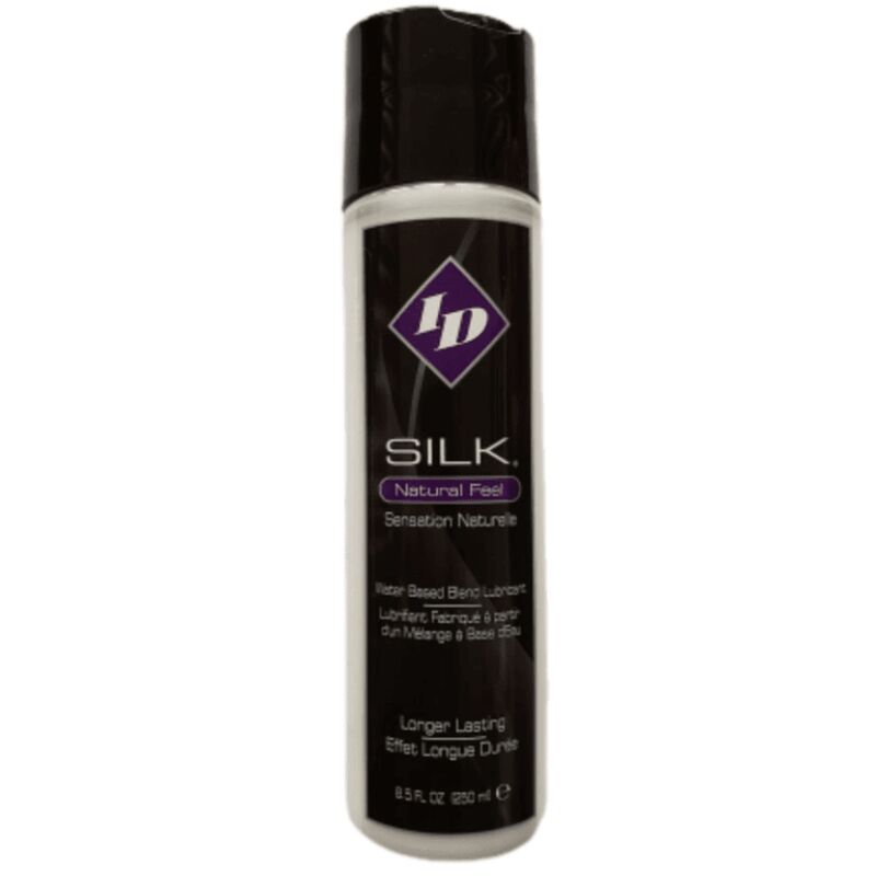 Id Silk  Lubricante Base Agua Y Silicona Natural Feel 250 Ml