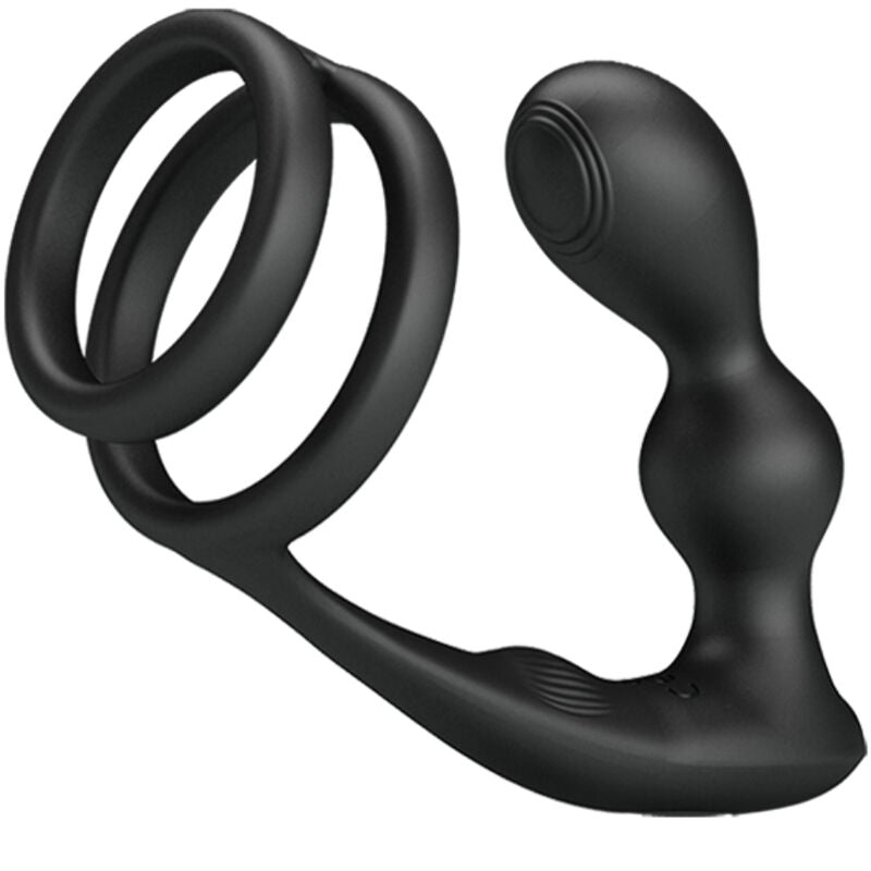 Pretty Love - Marshall Anillo Para Pene + Plug Anal Vibratorio &#38; Control Remoto