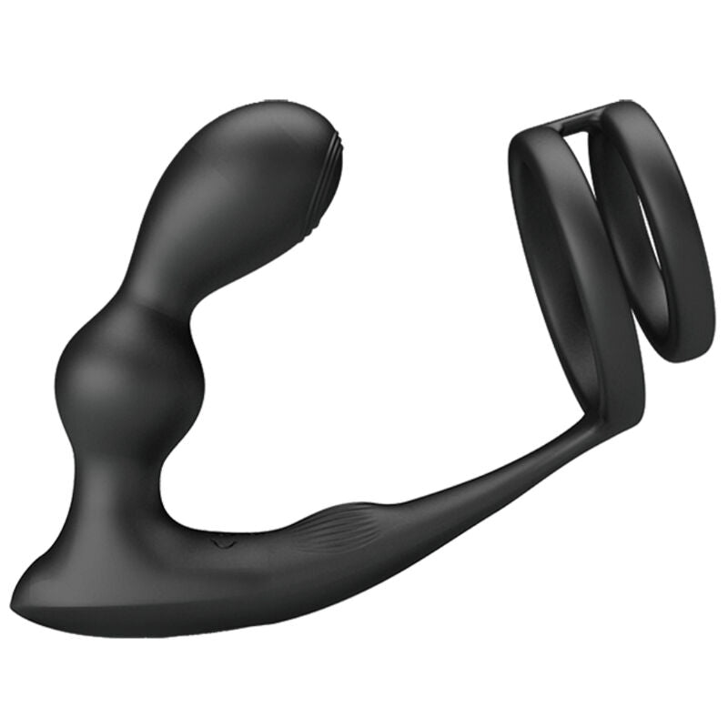 Pretty Love - Marshall Anillo Para Pene + Plug Anal Vibratorio &#38; Control Remoto
