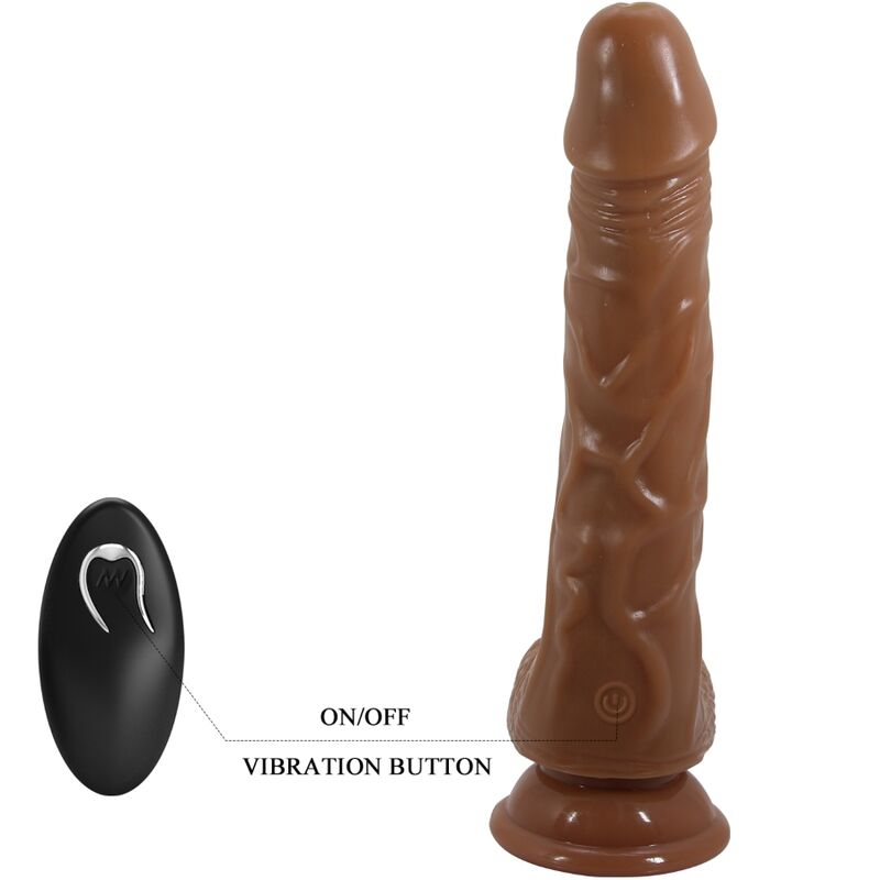 Baile - Bodach Vibrador Realista Con Ventosa Control Remoto