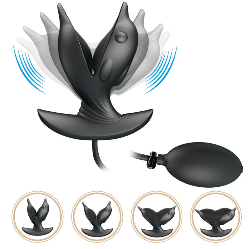 Pretty Love  Plug Anal Delfin Inflable & Recargable