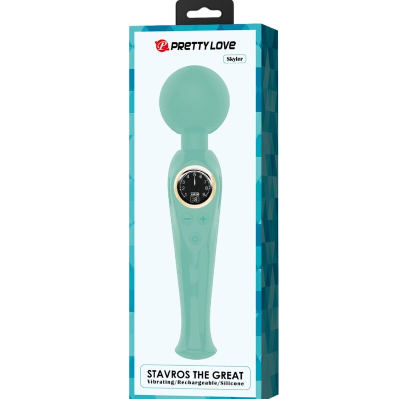 Vibrador  Pretty Love  Skyler  Wand Verde